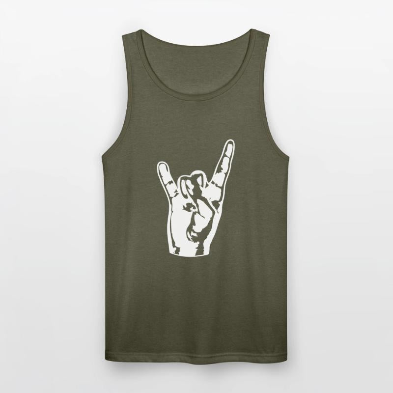 Heavy Metal Fun Hard Rock Music Horns Hand Gesture