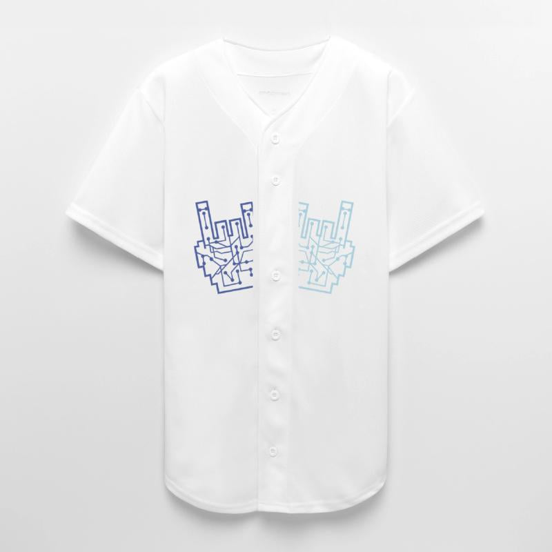 Heavy metal nerd electronic circuits hand gestures