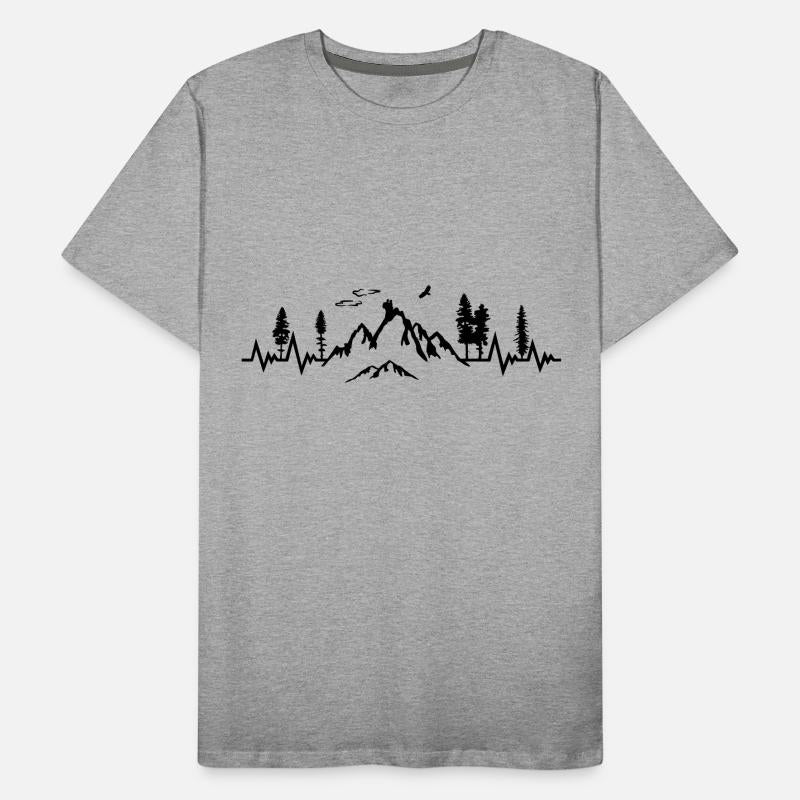 Hiking Heartbeat, Mountain, Nature Pulse