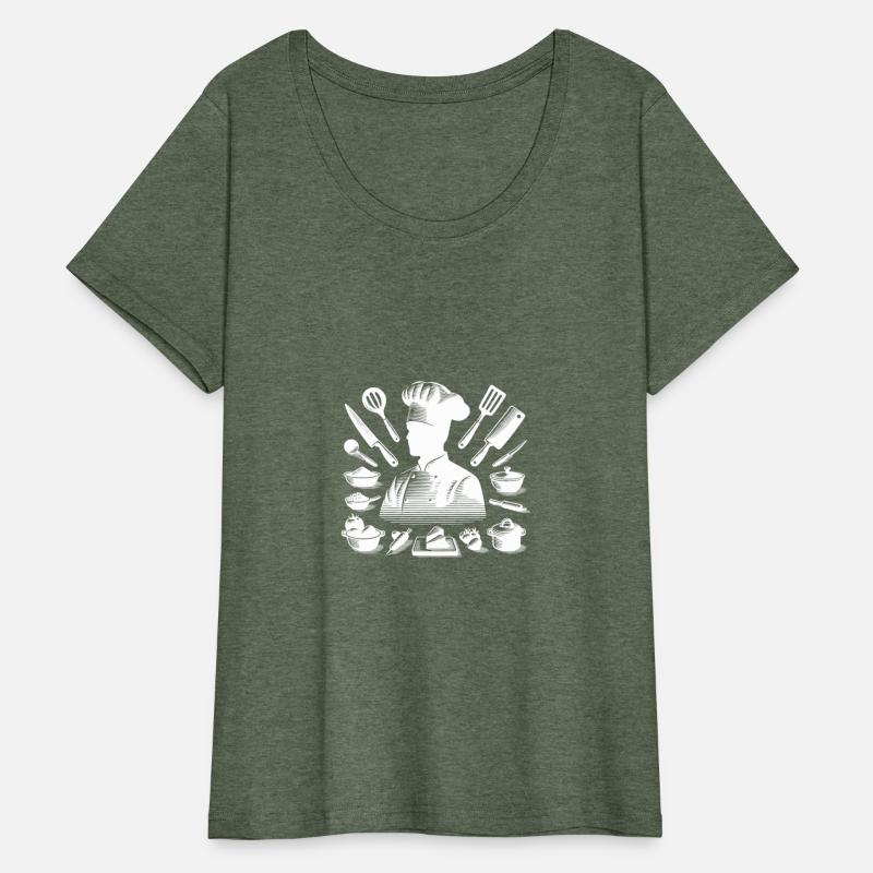 Hobby Chef And Kitchen Material Silhouette