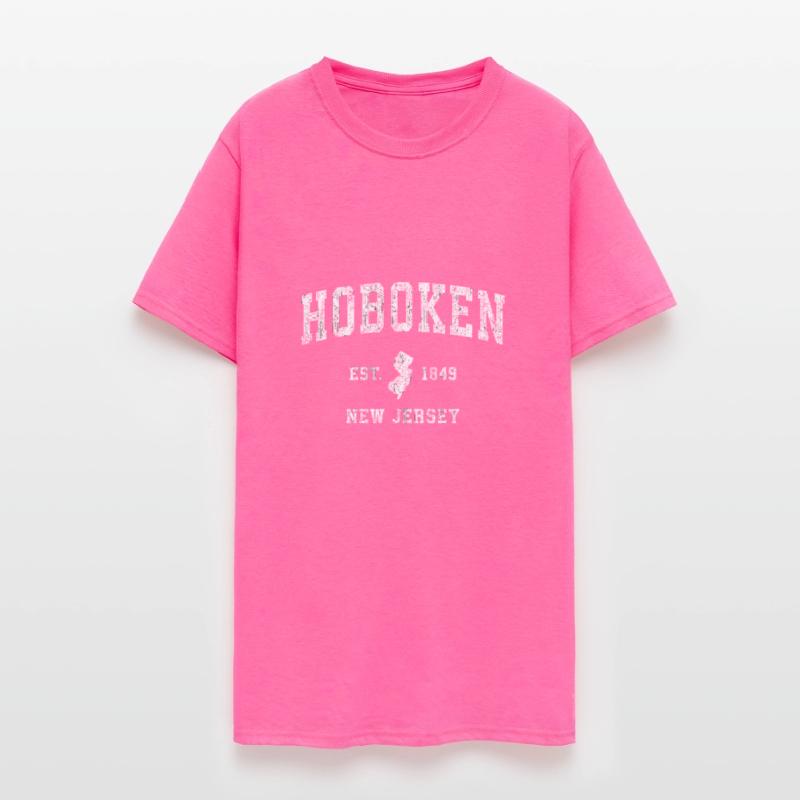 Hoboken New Jersey Nj Vintage Athletic Sports Desi