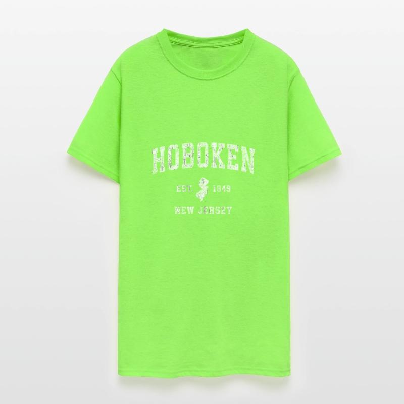 Hoboken New Jersey Nj Vintage Athletic Sports Desi
