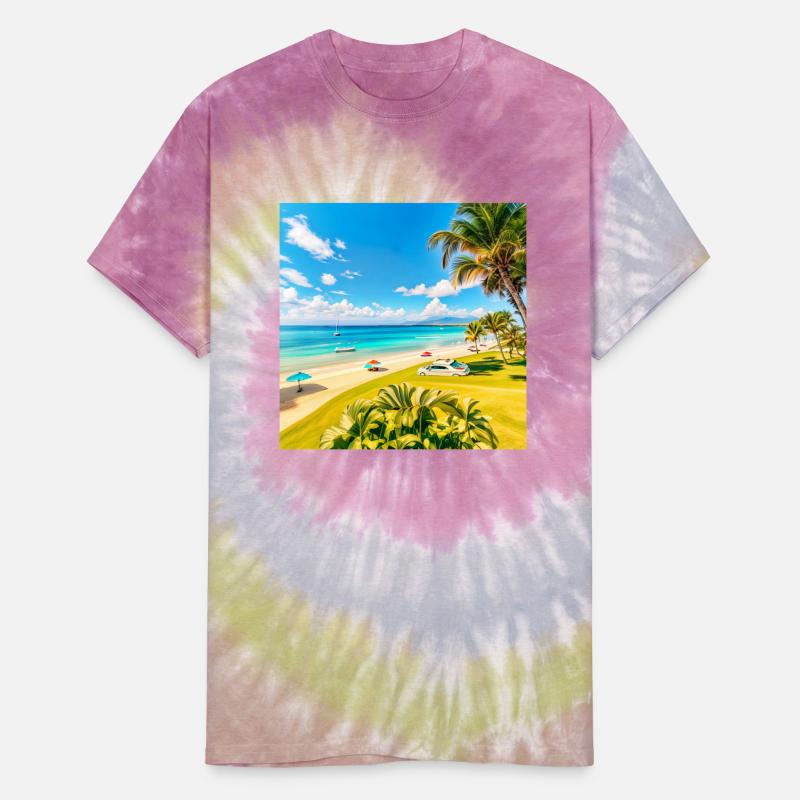 Holiday atmosphere on the beach