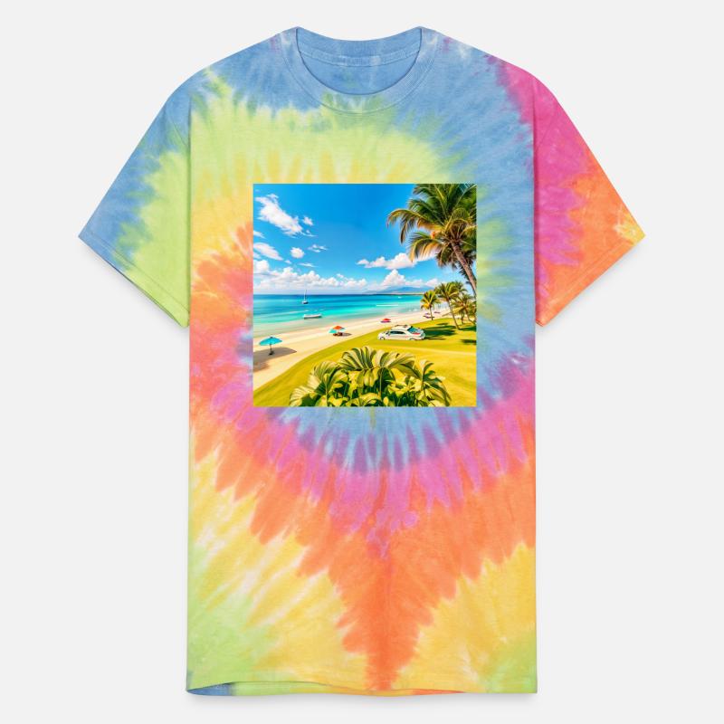 Holiday atmosphere on the beach