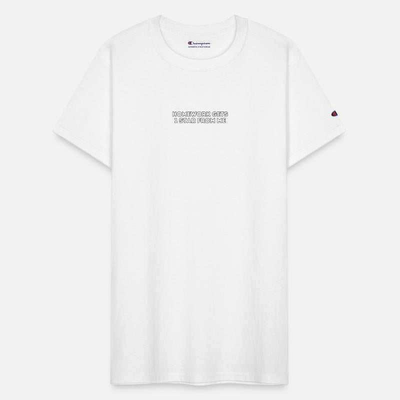 Homework Gets 1 Star From Me Funny Back to School