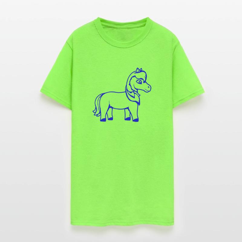 Horse Sweet Pony Foal Horse Girl Cute Comic Fun