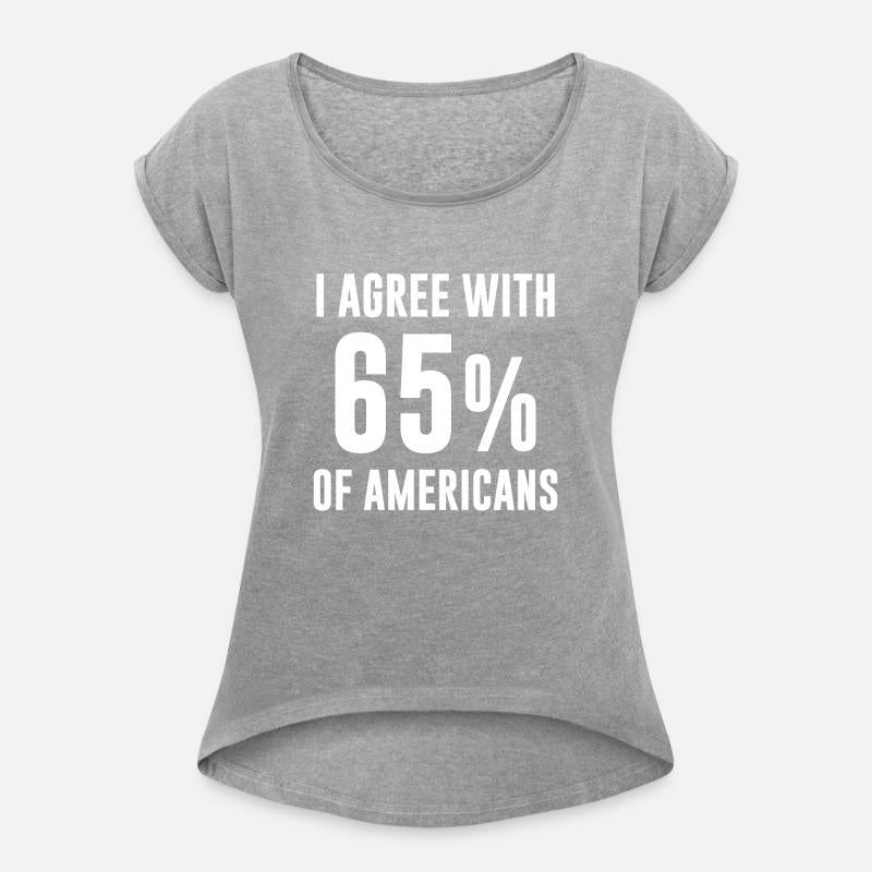 I Agree with 65% of Americans Campaign Sign