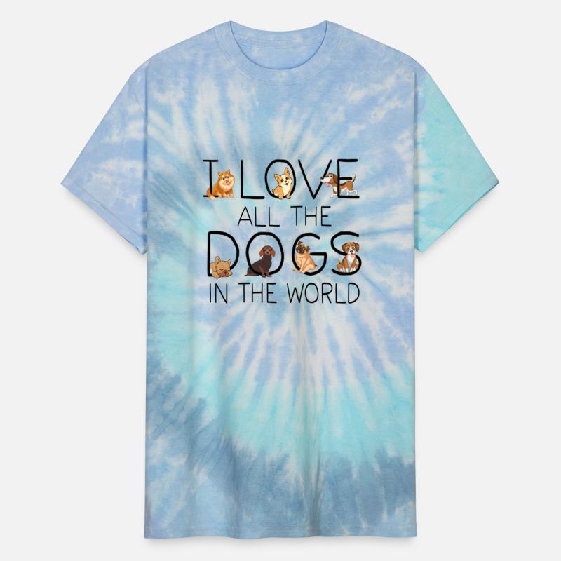 I Love All The Dogs In The World Dog Lovers Gifts