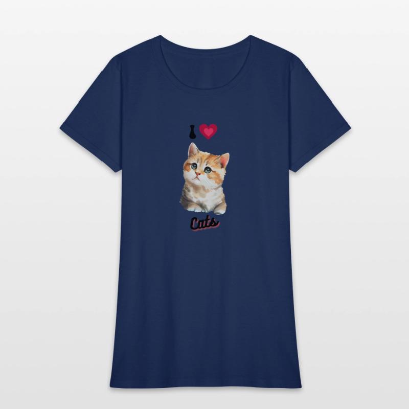 I love Cats design, cool cute gift idea for girls