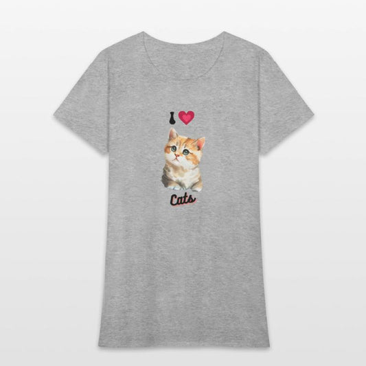 I love Cats design, cool cute gift idea for girls