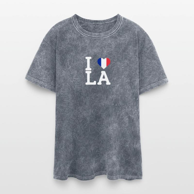 I Love LA Cool Wrong Flag France Lover Heart Pun
