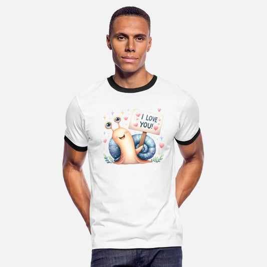 I Love You Snail Funny Awesome