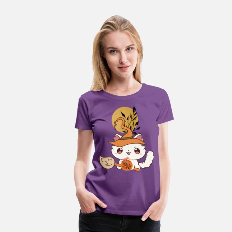 "Kawaii Witch Cat - Trick or Treat"