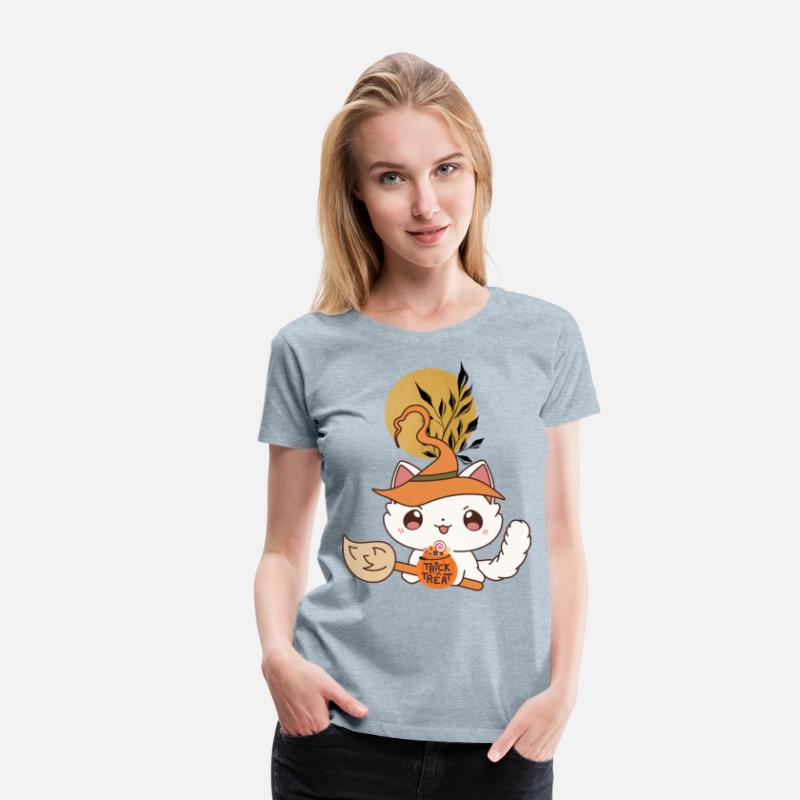 "Kawaii Witch Cat - Trick or Treat"