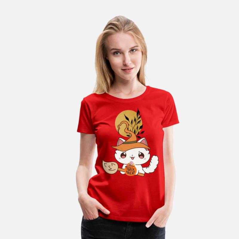 "Kawaii Witch Cat - Trick or Treat"