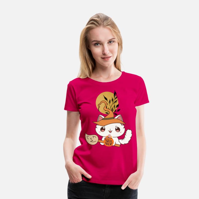 "Kawaii Witch Cat - Trick or Treat"