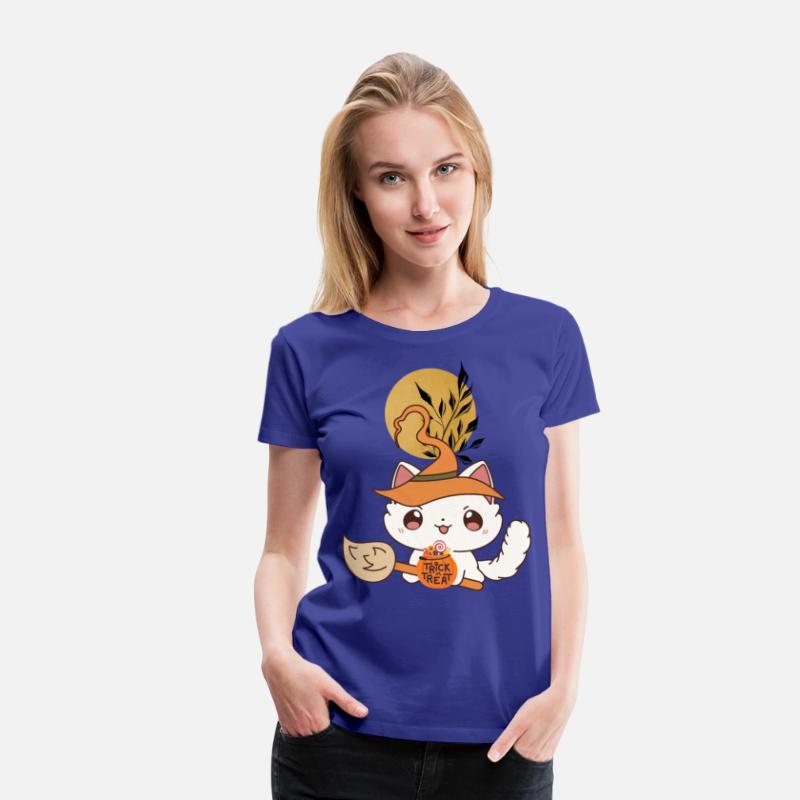 "Kawaii Witch Cat - Trick or Treat"