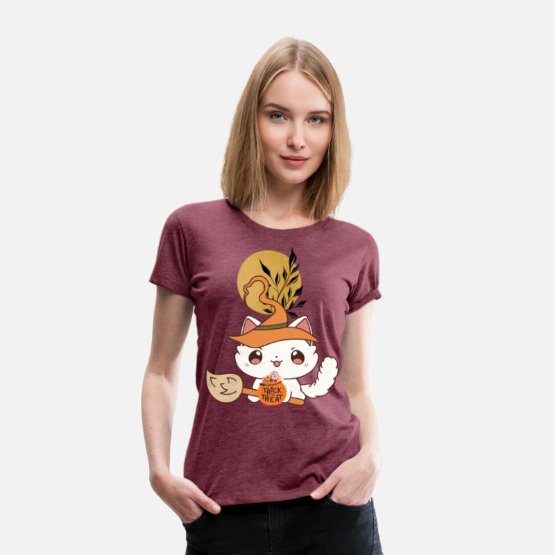 "Kawaii Witch Cat - Trick or Treat"