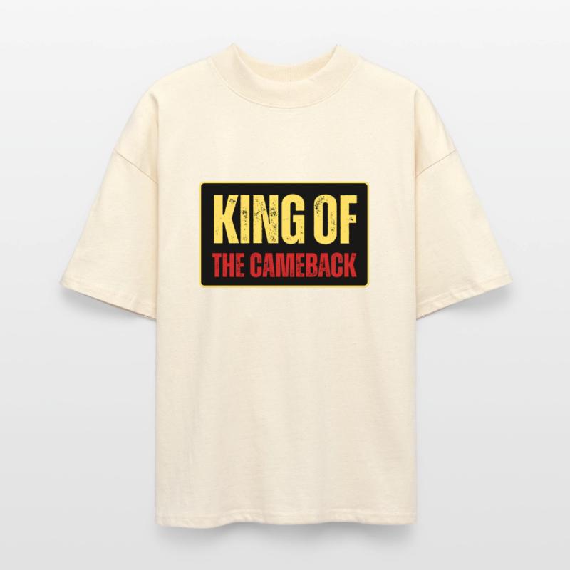 King of the Come-back Tee – Bold Resilience Style