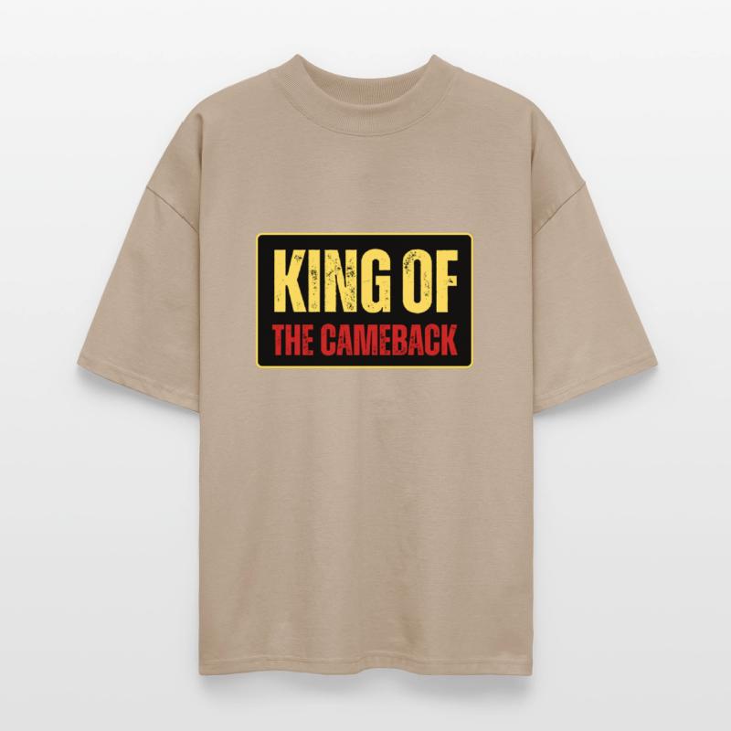 King of the Come-back Tee – Bold Resilience Style