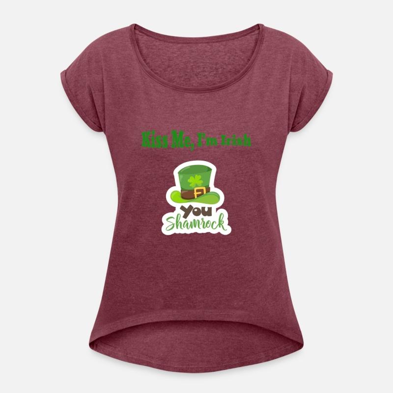 Kiss Me, I'm Irish St.Patrick’s Day Lucky Shamrock