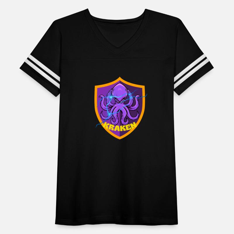 Kraken Power – Electric Sea Beast Emblem Tee