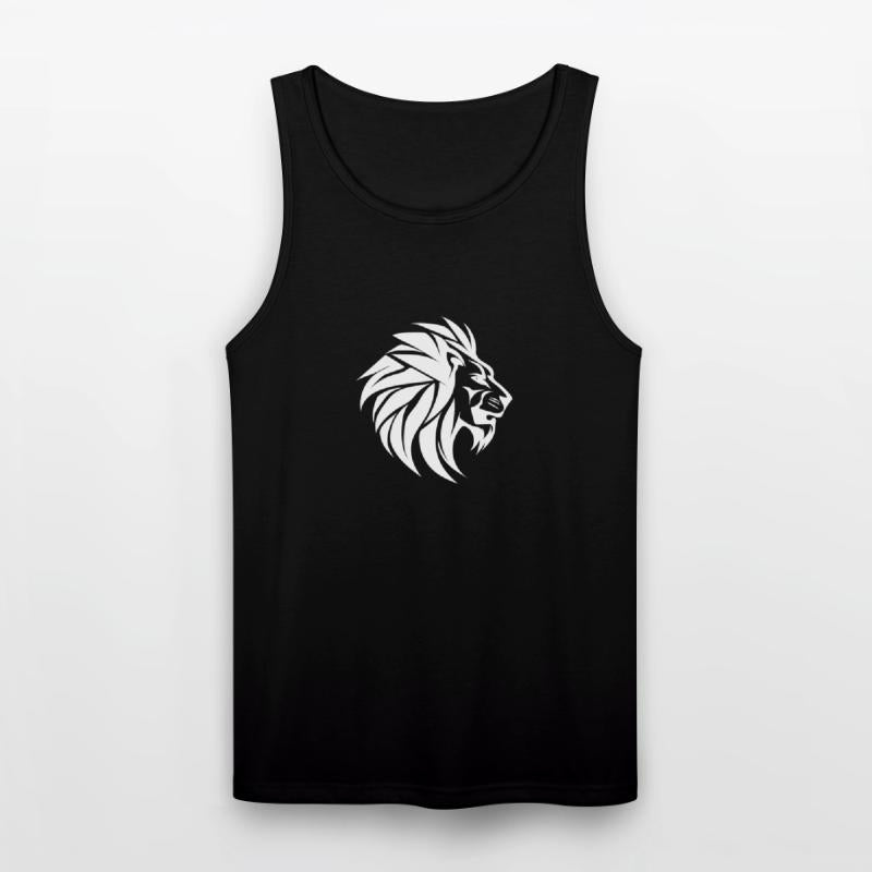 Large Lion Head With Mane Tattoo Style