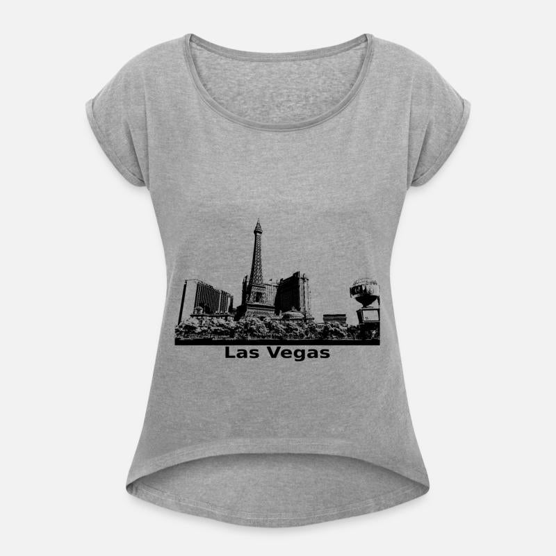 Las Vegas panoramic view in black