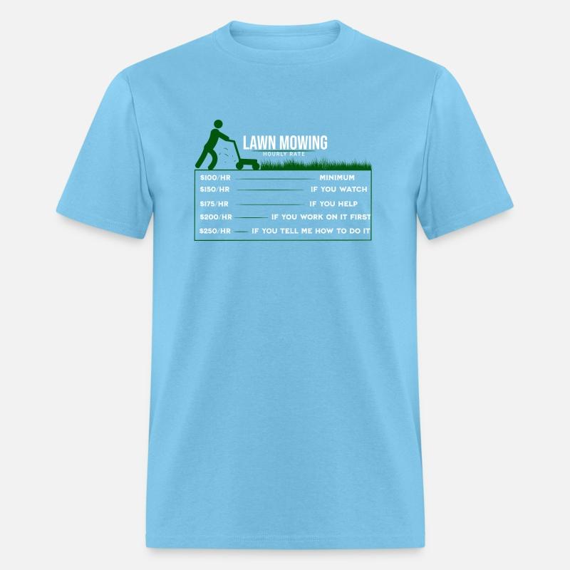 Lawn mowing hourly rate