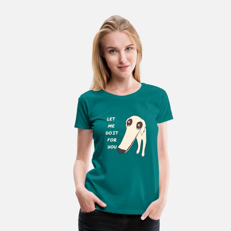Let Me Do It For You Borzoi Dog Long Face
