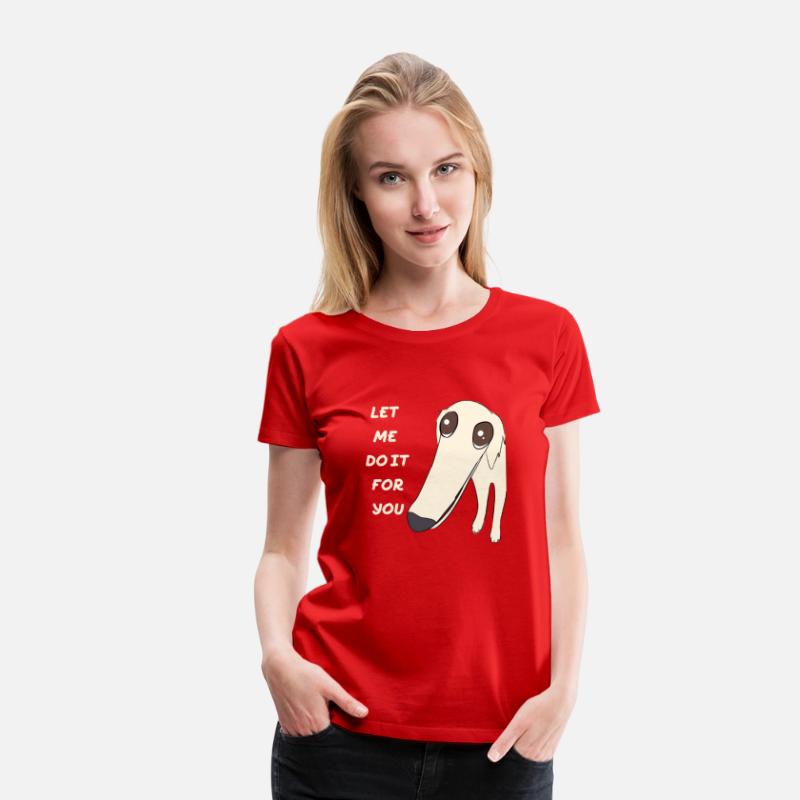 Let Me Do It For You Borzoi Dog Long Face