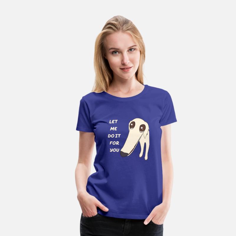 Let Me Do It For You Borzoi Dog Long Face