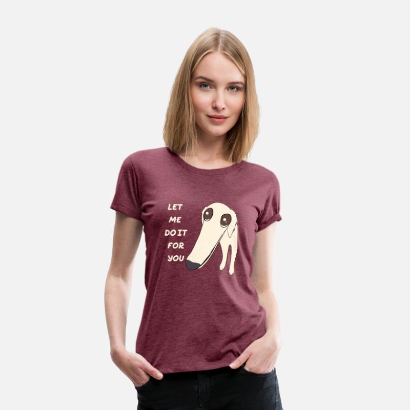 Let Me Do It For You Borzoi Dog Long Face