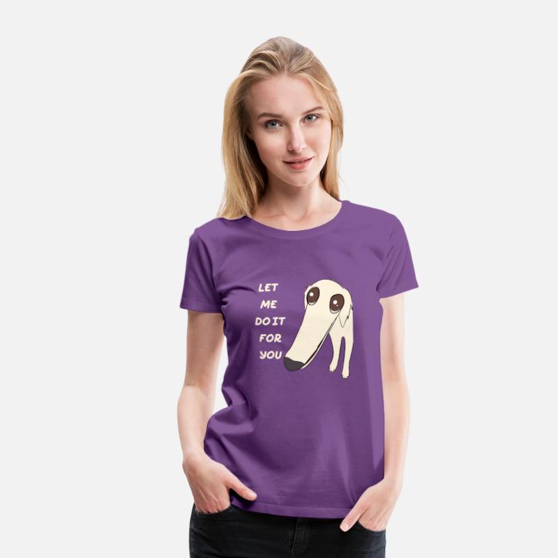 Let Me Do It For You Borzoi Dog Long Face