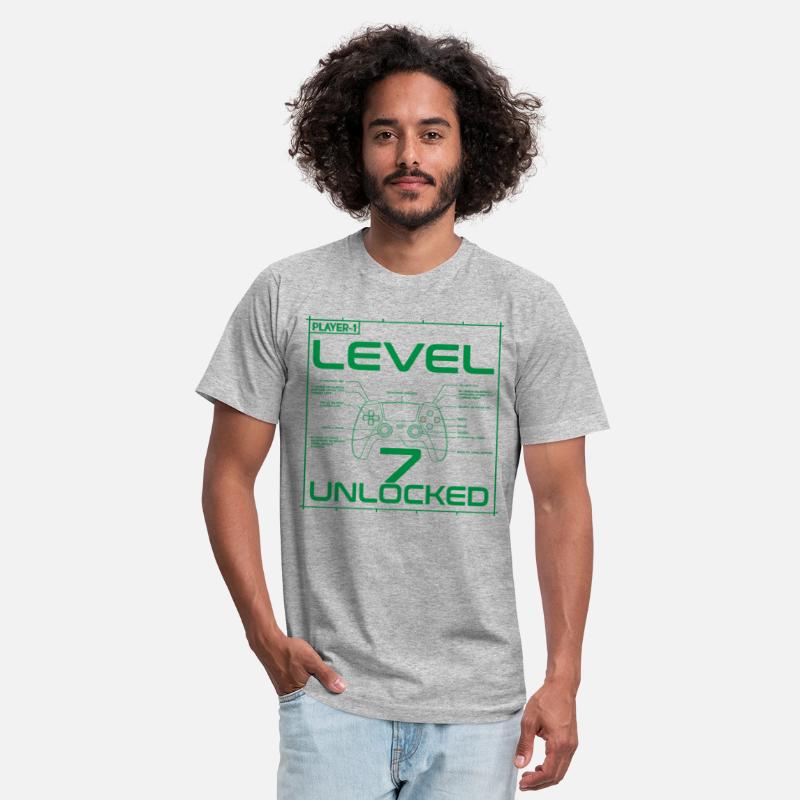 Level 7 Unlocked - 7 Years Old Video Gamer Birt