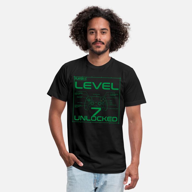 Level 7 Unlocked - 7 Years Old Video Gamer Birt