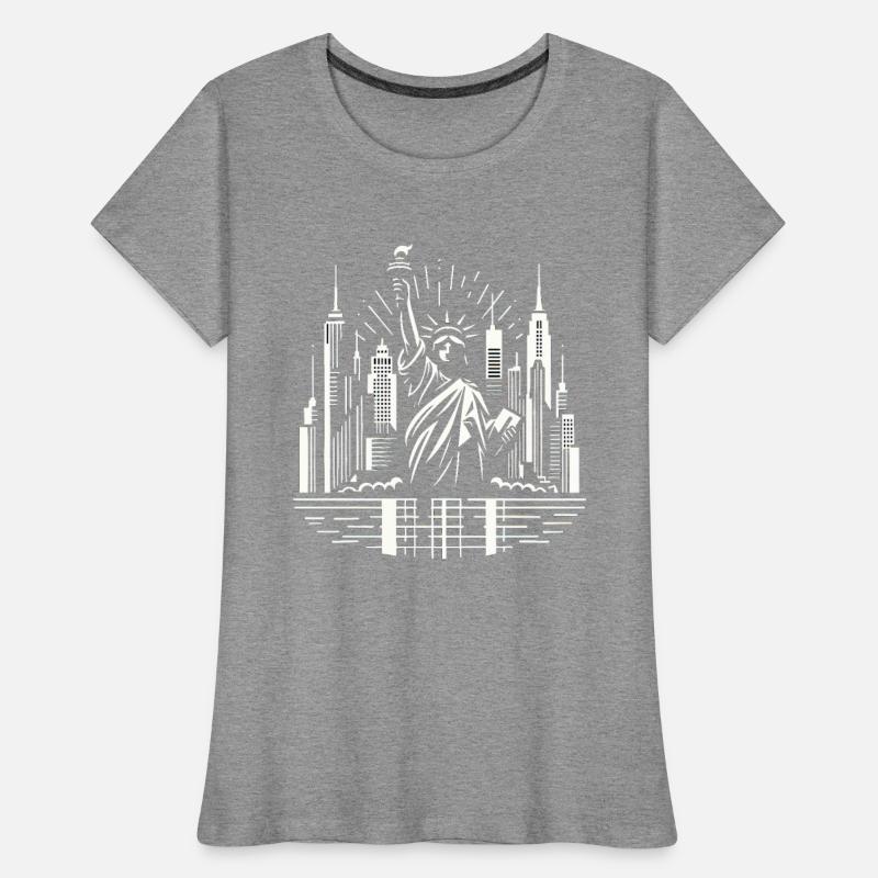 Liberty & NYC Skyline