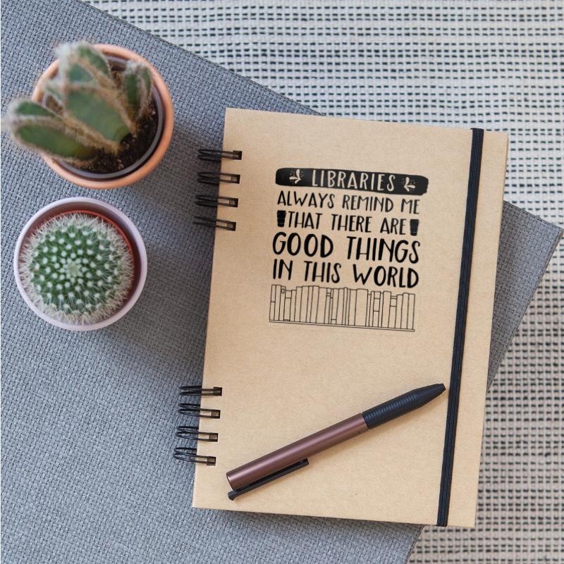 Libraries always remind me that there are good....