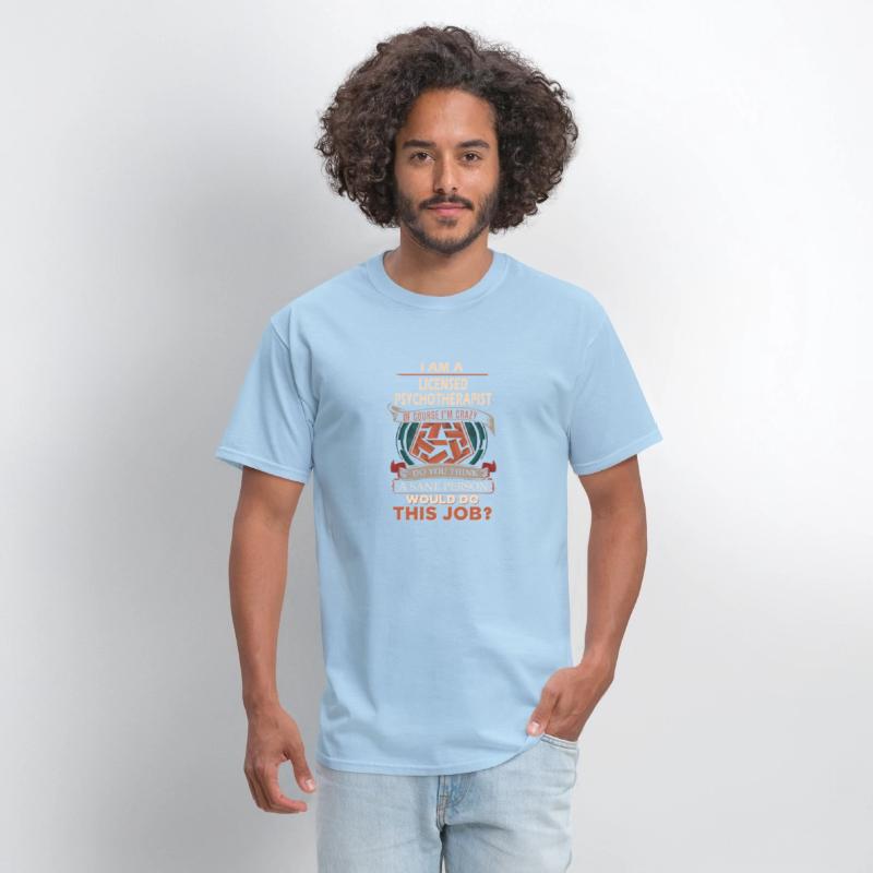 Licensed Psychotherapist T Shirt - Sane Person Gif