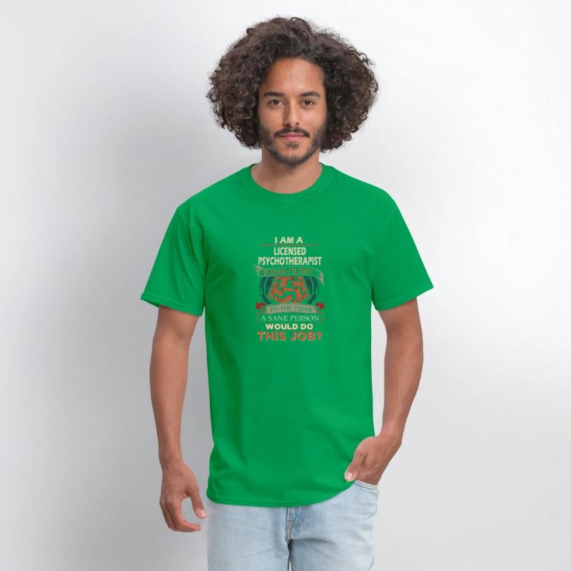 Licensed Psychotherapist T Shirt - Sane Person Gif