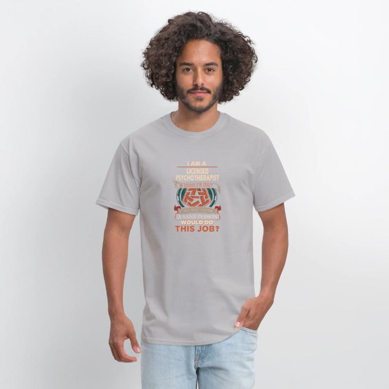Licensed Psychotherapist T Shirt - Sane Person Gif