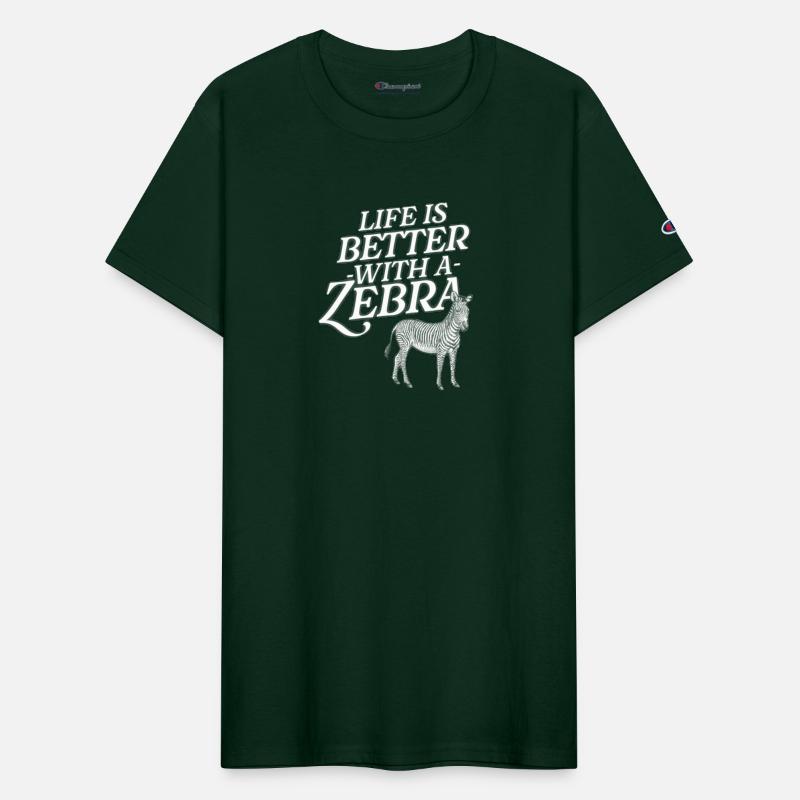 Life Is Better With A Zebra Funny Stripes Animal