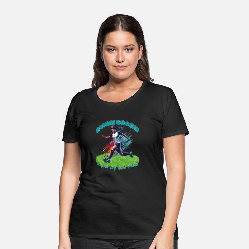 Light Up the Field Women's Soccer Silhouette