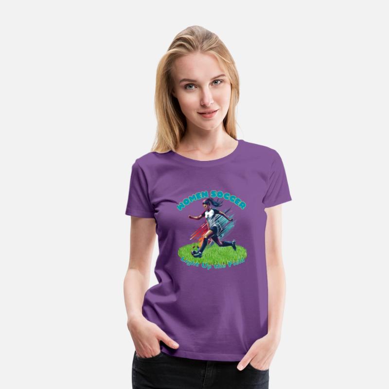 Light Up the Field Women's Soccer Silhouette