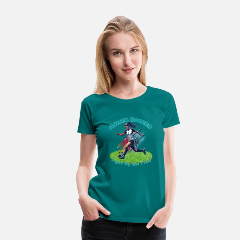 Light Up the Field Women's Soccer Silhouette