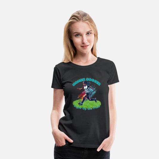Light Up the Field Women's Soccer Silhouette