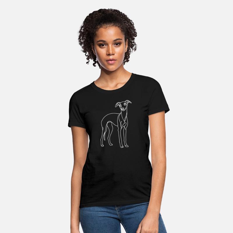 Line Art Italian Greyhound Italian