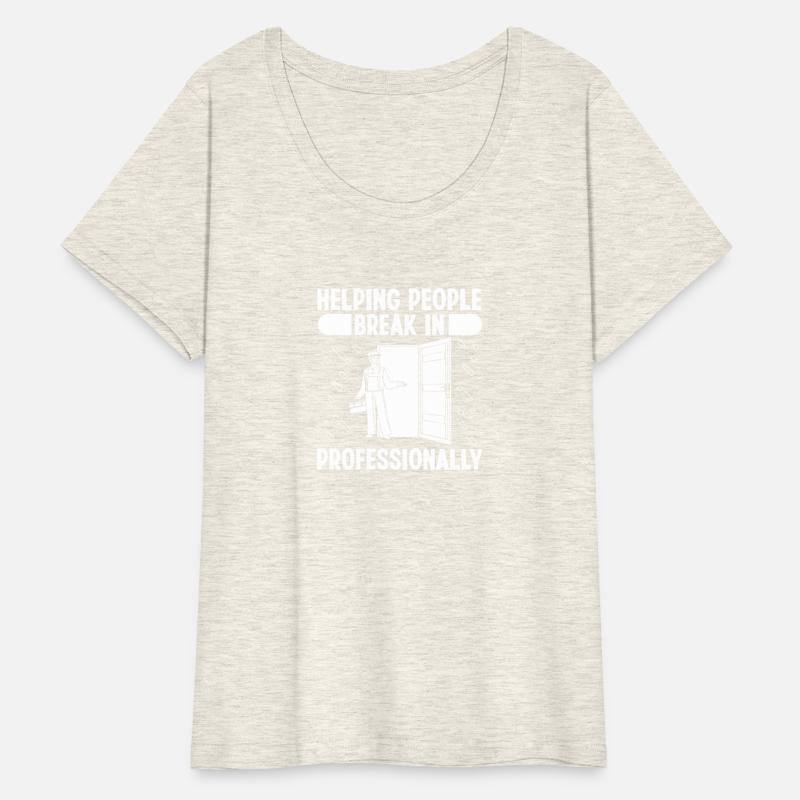 Locksmith helping people break in professionally