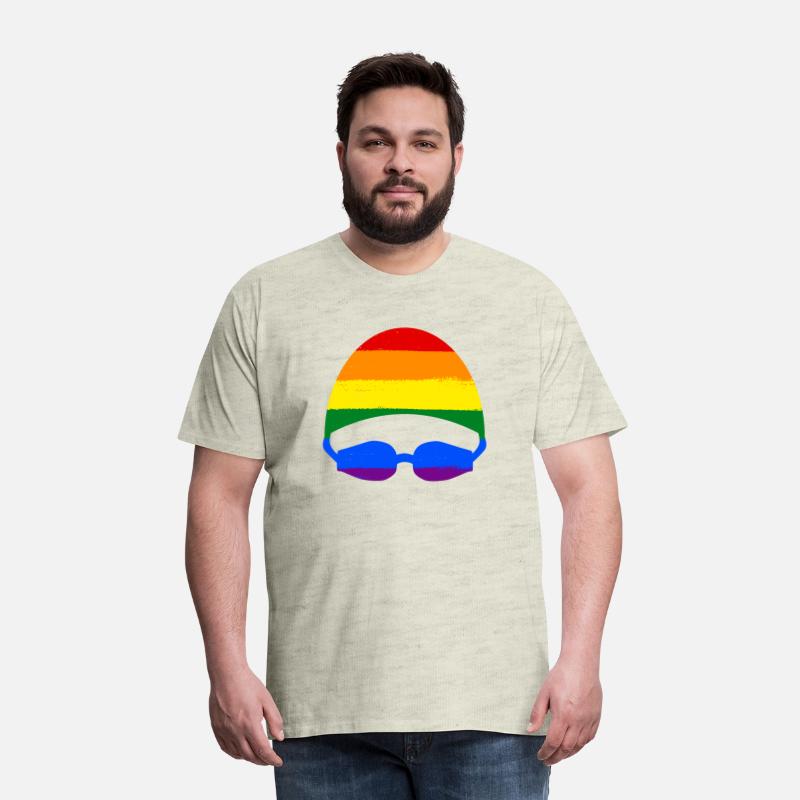 Love Is Love Pride Rainbow Swimming