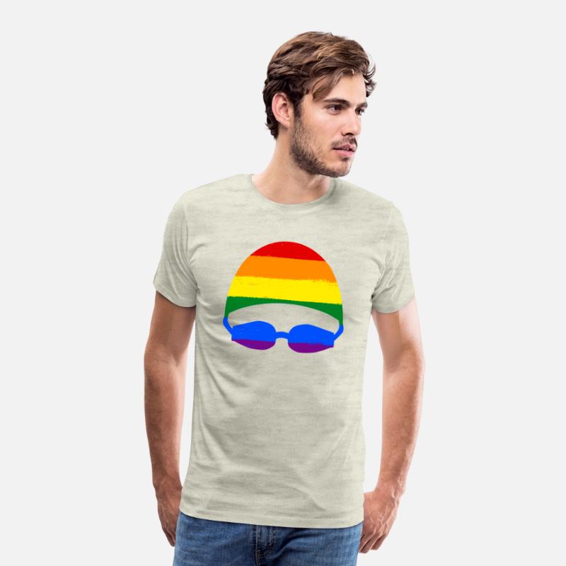 Love Is Love Pride Rainbow Swimming